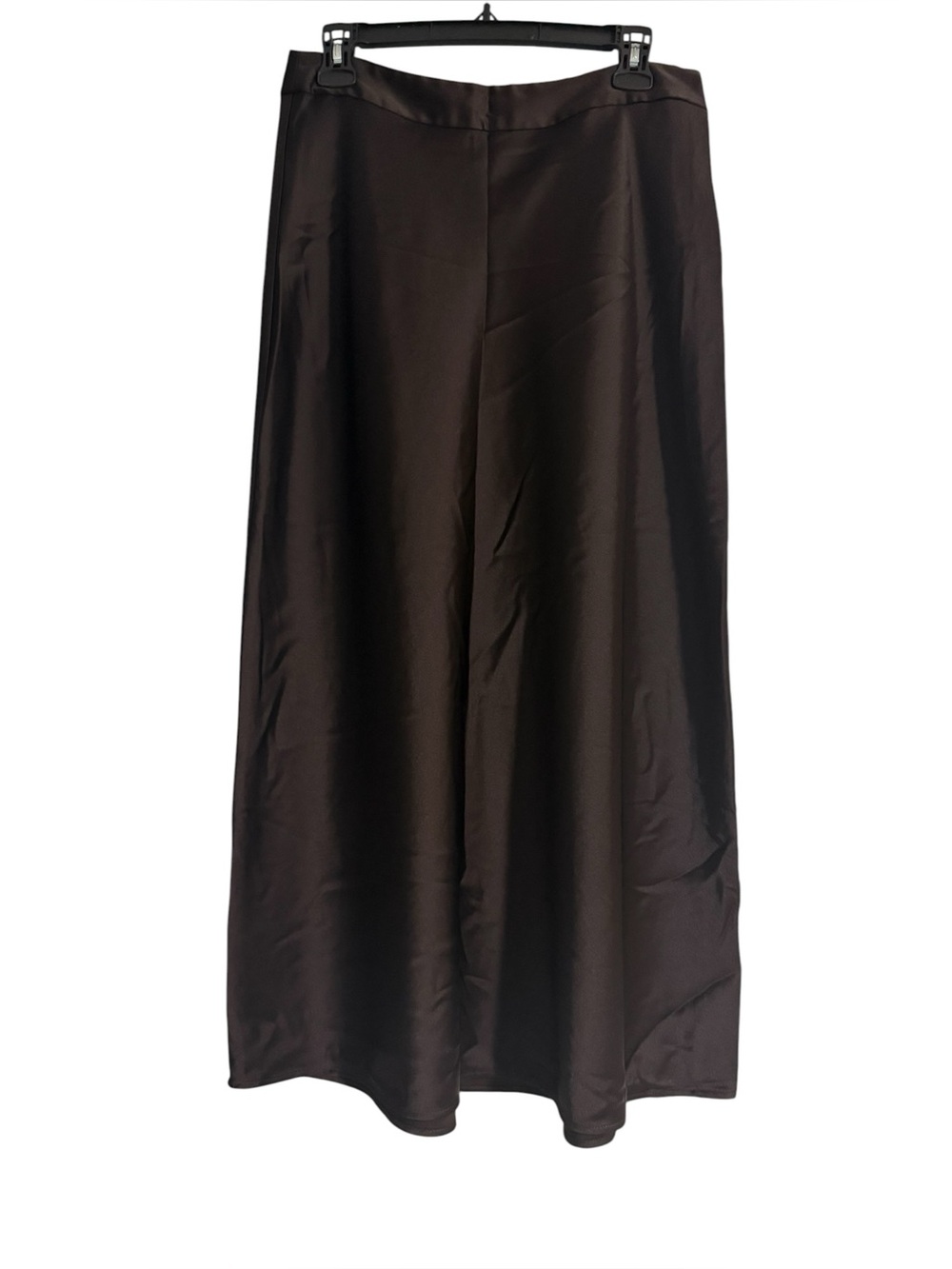 J. McLaughlin Brown Slip MIDI Skirt Size 6 - Picture 2 of 6